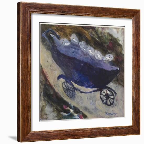 Downhill in a Pram, 2007-Susan Bower-Framed Giclee Print