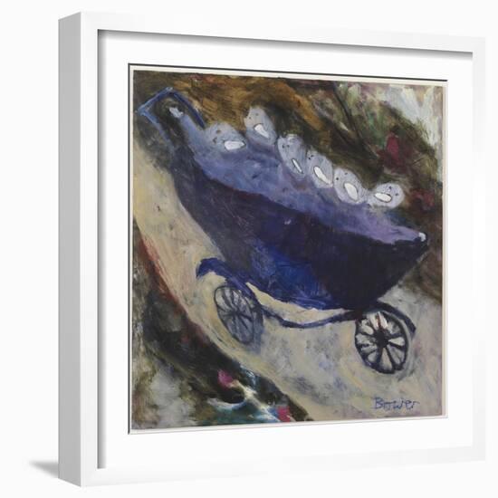 Downhill in a Pram, 2007-Susan Bower-Framed Giclee Print