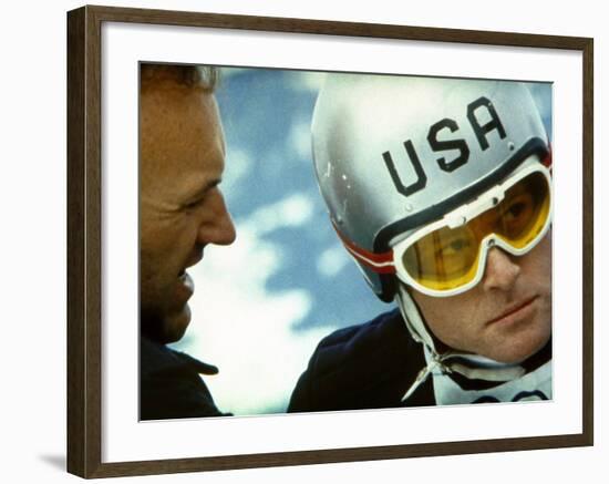 Downhill Racer, Gene Hackman, Robert Redford, 1969-null-Framed Photo