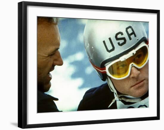 Downhill Racer, Gene Hackman, Robert Redford, 1969-null-Framed Photo