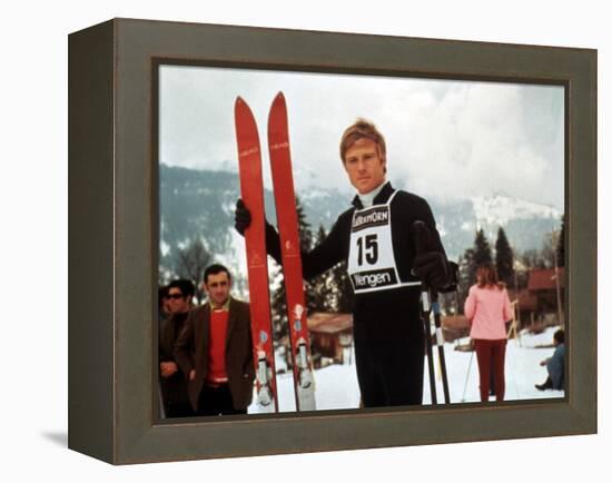 Downhill Racer, Robert Redford, 1969-null-Framed Stretched Canvas