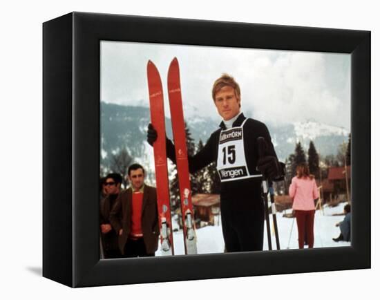 Downhill Racer, Robert Redford, 1969-null-Framed Stretched Canvas