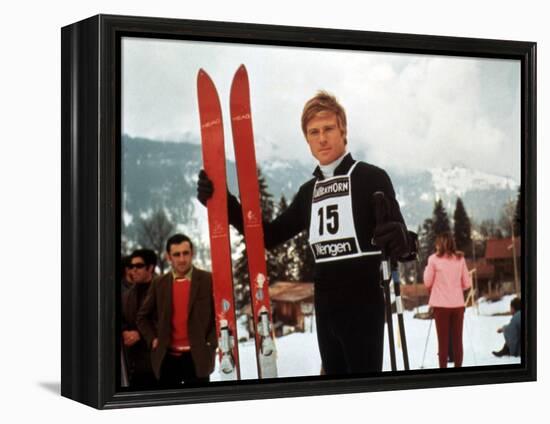 Downhill Racer, Robert Redford, 1969-null-Framed Stretched Canvas