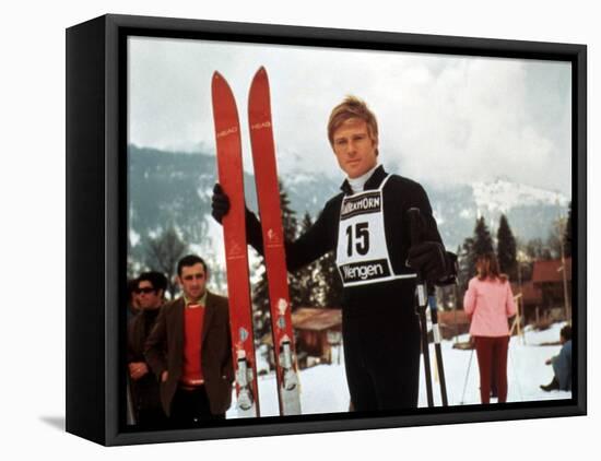 Downhill Racer, Robert Redford, 1969-null-Framed Stretched Canvas