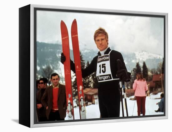 Downhill Racer, Robert Redford, 1969-null-Framed Stretched Canvas