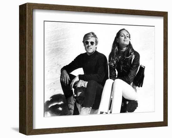 Downhill Racer, Robert Redford, Camilla Sparv, 1969-null-Framed Premium Photographic Print