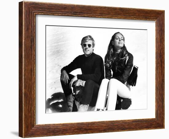 Downhill Racer, Robert Redford, Camilla Sparv, 1969-null-Framed Premium Photographic Print