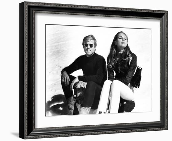 Downhill Racer, Robert Redford, Camilla Sparv, 1969-null-Framed Premium Photographic Print