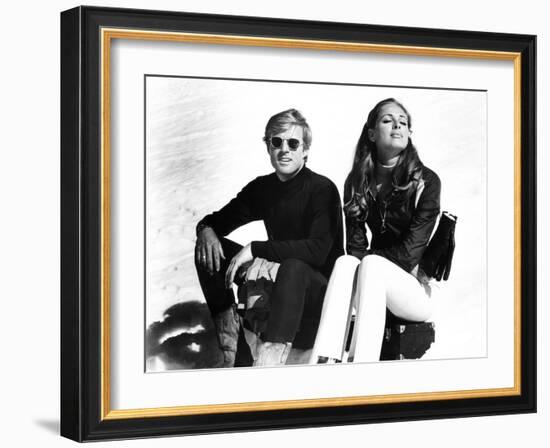 Downhill Racer, Robert Redford, Camilla Sparv, 1969-null-Framed Premium Photographic Print