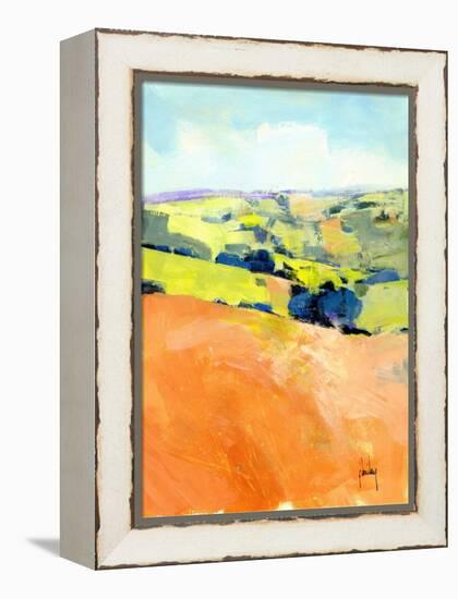 Downland One-Paul Bailey-Framed Stretched Canvas