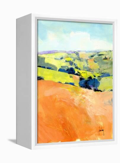 Downland One-Paul Bailey-Framed Stretched Canvas