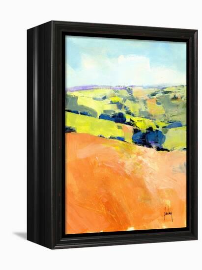 Downland One-Paul Bailey-Framed Stretched Canvas