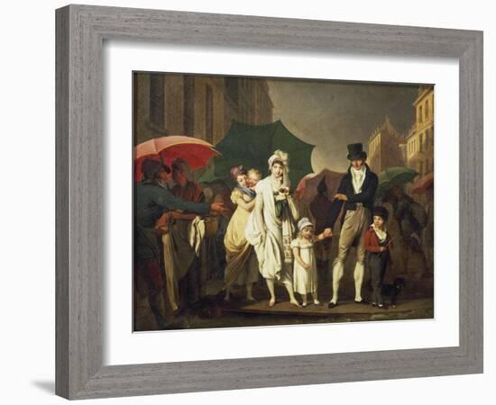 Downpour, 1803-1804-Louis Leopold Boilly-Framed Giclee Print