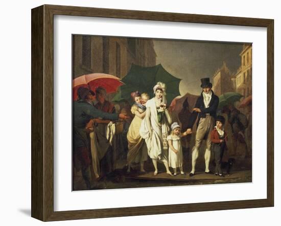 Downpour, 1803-1804-Louis Leopold Boilly-Framed Giclee Print
