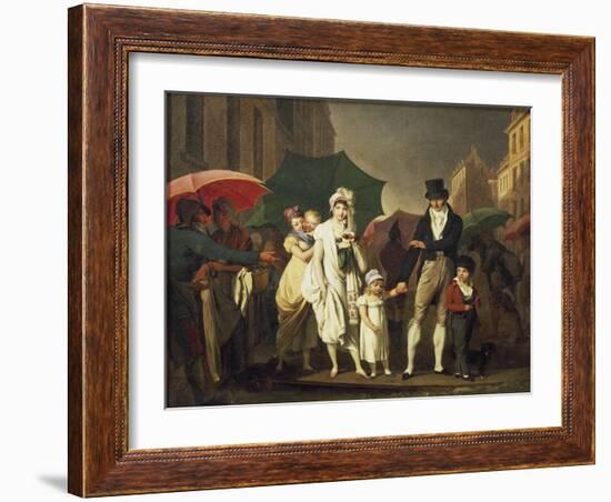 Downpour, 1803-1804-Louis Leopold Boilly-Framed Giclee Print