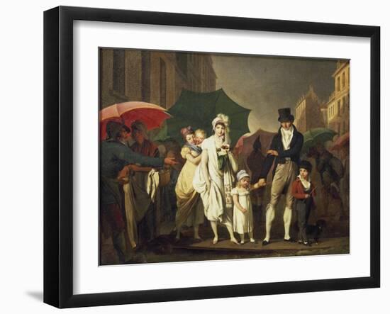 Downpour, 1803-1804-Louis Leopold Boilly-Framed Giclee Print