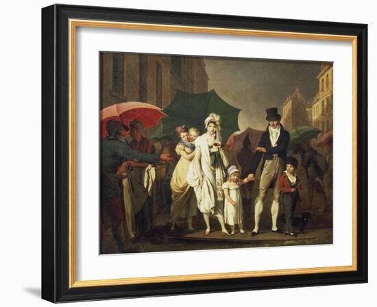 Downpour, 1803-1804-Louis Leopold Boilly-Framed Giclee Print