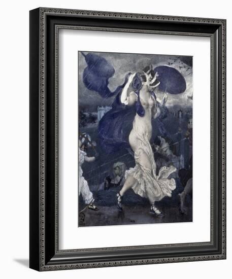 Downpour, c.1906-Leon Bakst-Framed Giclee Print