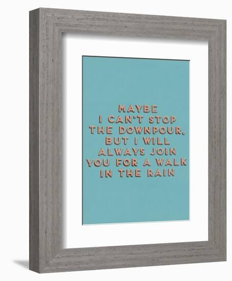 Downpour-null-Framed Art Print