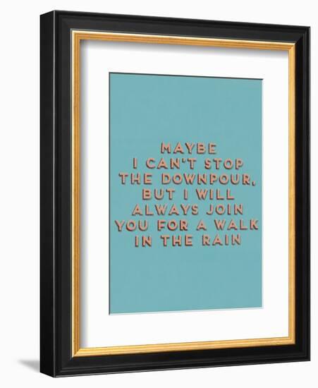 Downpour-null-Framed Art Print