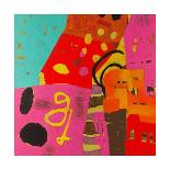Conversations in the Abstract #19-Downs-Framed Art Print
