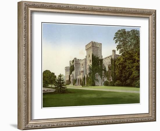 Downton Castle, Herefordshire, Home of Baronet Boughton, C1880-Benjamin Fawcett-Framed Giclee Print