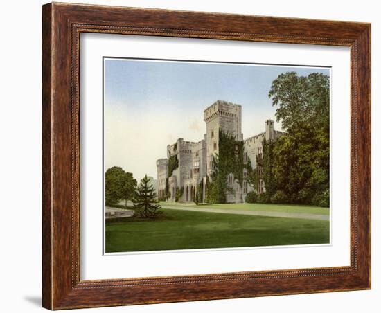 Downton Castle, Herefordshire, Home of Baronet Boughton, C1880-Benjamin Fawcett-Framed Giclee Print