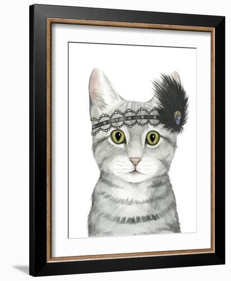 Downton Cat III-Grace Popp-Framed Art Print