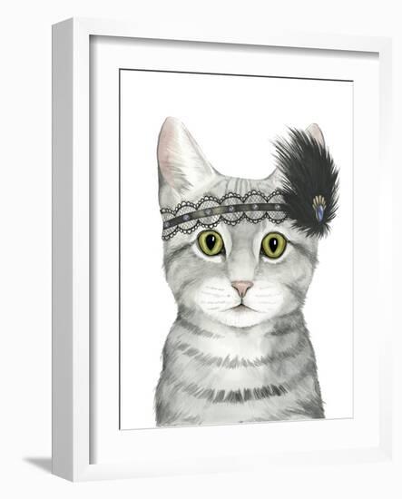 Downton Cat III-Grace Popp-Framed Art Print