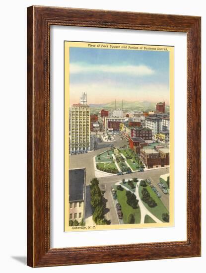 Downtown Asheville, North Carolina-null-Framed Art Print