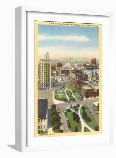 Downtown Asheville, North Carolina-null-Framed Art Print