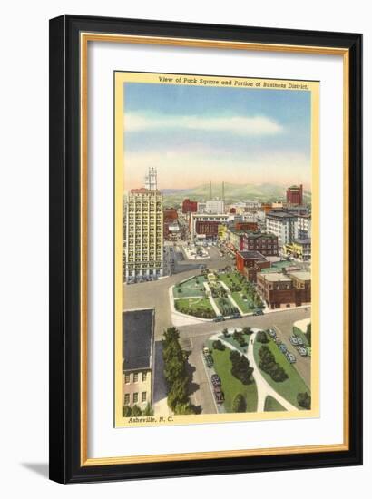 Downtown Asheville, North Carolina-null-Framed Art Print