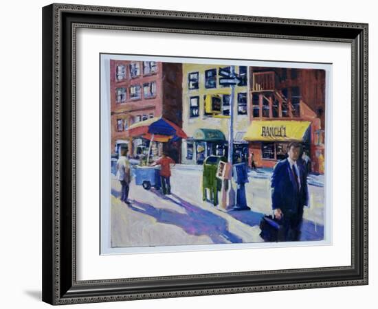 Downtown at Dusk, Ranch I-Patti Mollica-Framed Giclee Print