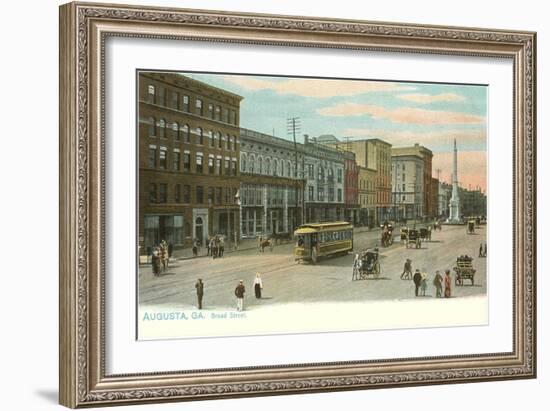 Downtown Augusta, Georgia-null-Framed Art Print