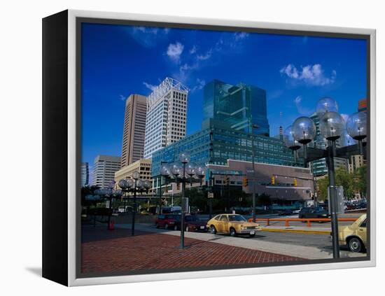 Downtown Baltimore, Inner Harbor-Jim Schwabel-Framed Premier Image Canvas