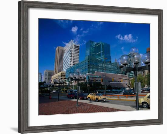 Downtown Baltimore, Inner Harbor-Jim Schwabel-Framed Photographic Print