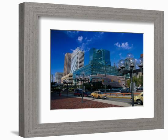 Downtown Baltimore, Inner Harbor-Jim Schwabel-Framed Photographic Print