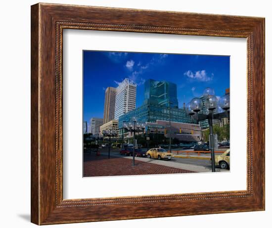 Downtown Baltimore, Inner Harbor-Jim Schwabel-Framed Photographic Print