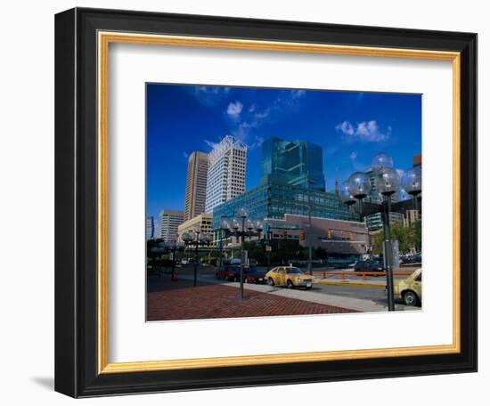 Downtown Baltimore, Inner Harbor-Jim Schwabel-Framed Photographic Print