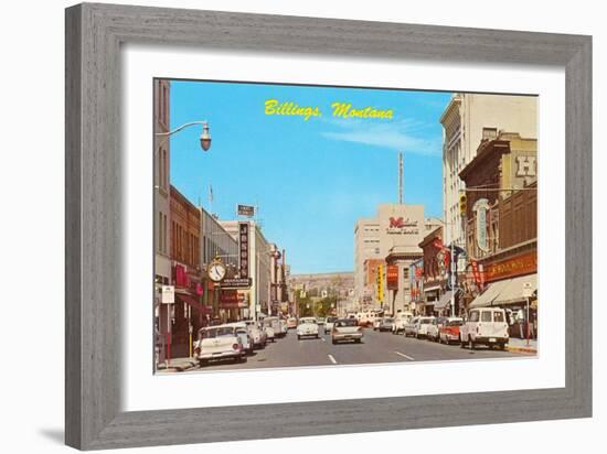 Downtown Billings, Montana-null-Framed Art Print