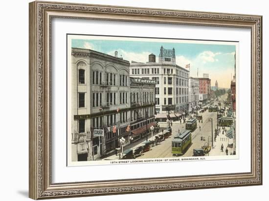 Downtown Birmingham, Alabama-null-Framed Art Print