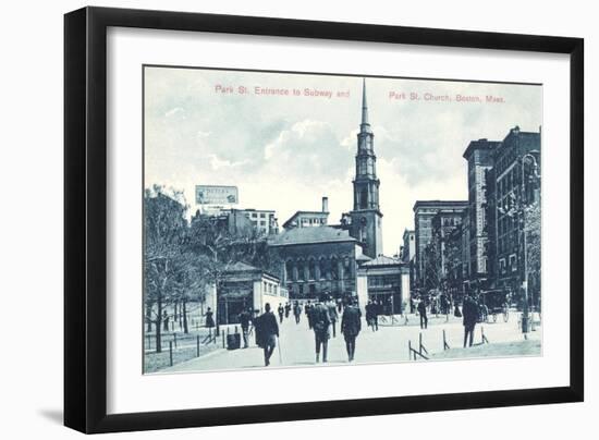Downtown Boston, Mass.-null-Framed Art Print