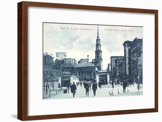 Downtown Boston, Mass.-null-Framed Art Print