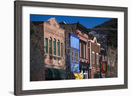 Downtown Buildings, Basalt, Colorado, USA-Walter Bibikow-Framed Photographic Print