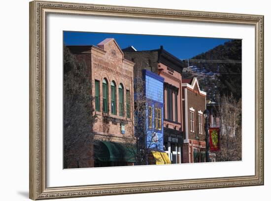 Downtown Buildings, Basalt, Colorado, USA-Walter Bibikow-Framed Photographic Print