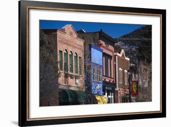 Downtown Buildings, Basalt, Colorado, USA-Walter Bibikow-Framed Photographic Print