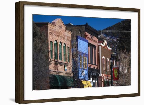 Downtown Buildings, Basalt, Colorado, USA-Walter Bibikow-Framed Photographic Print