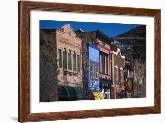 Downtown Buildings, Basalt, Colorado, USA-Walter Bibikow-Framed Photographic Print