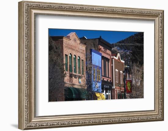 Downtown Buildings, Basalt, Colorado, USA-Walter Bibikow-Framed Photographic Print