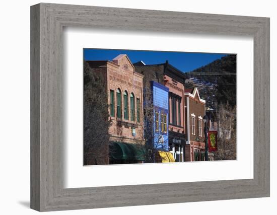 Downtown Buildings, Basalt, Colorado, USA-Walter Bibikow-Framed Photographic Print